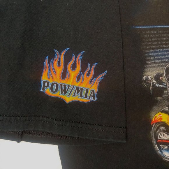 Rolling Thunder Motorcycle Rally 2006 Mens XL T Shirt Black Washington DC Wolf - Picture 5 of 6